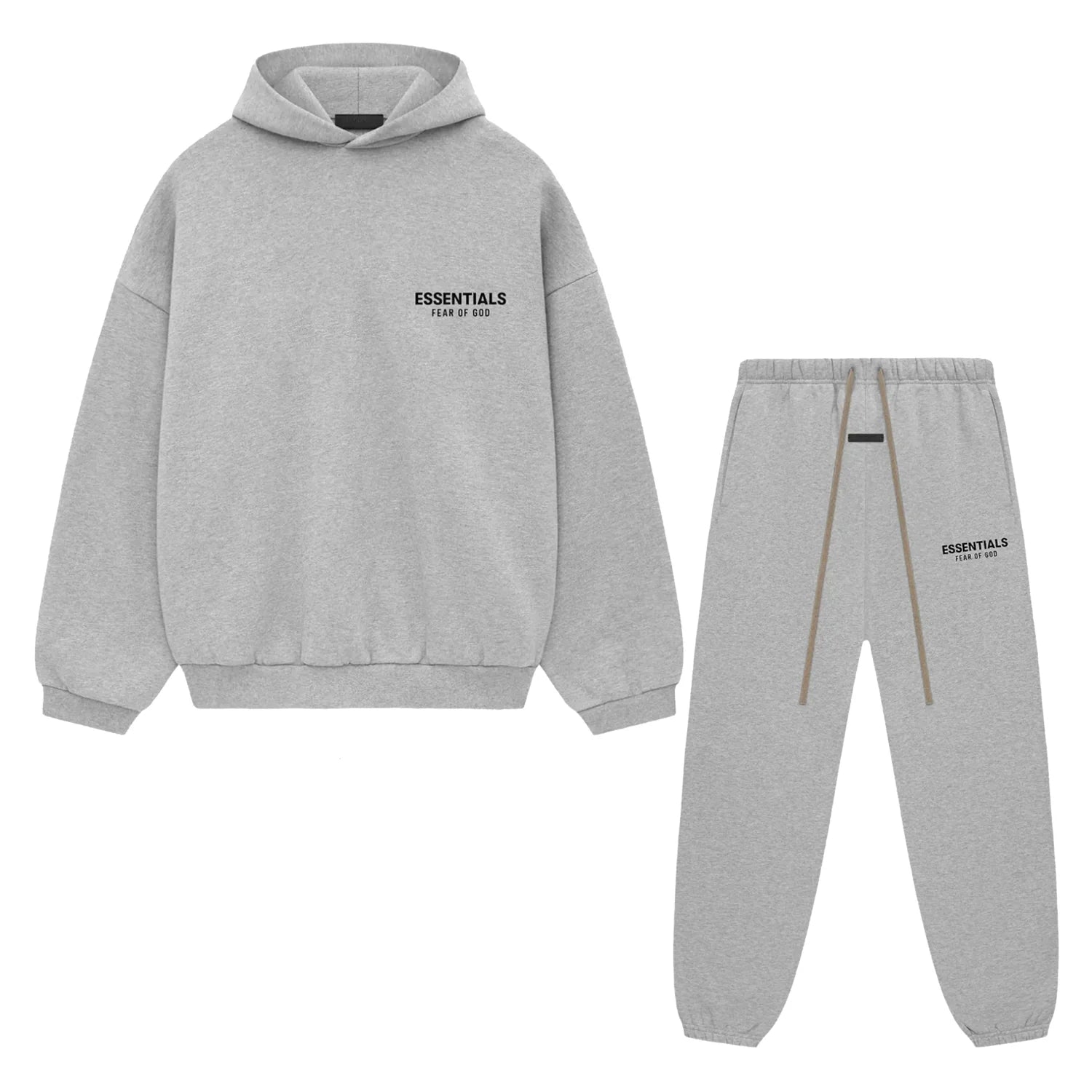 Ensemble complet en molleton gris clair Fear of God Essentials